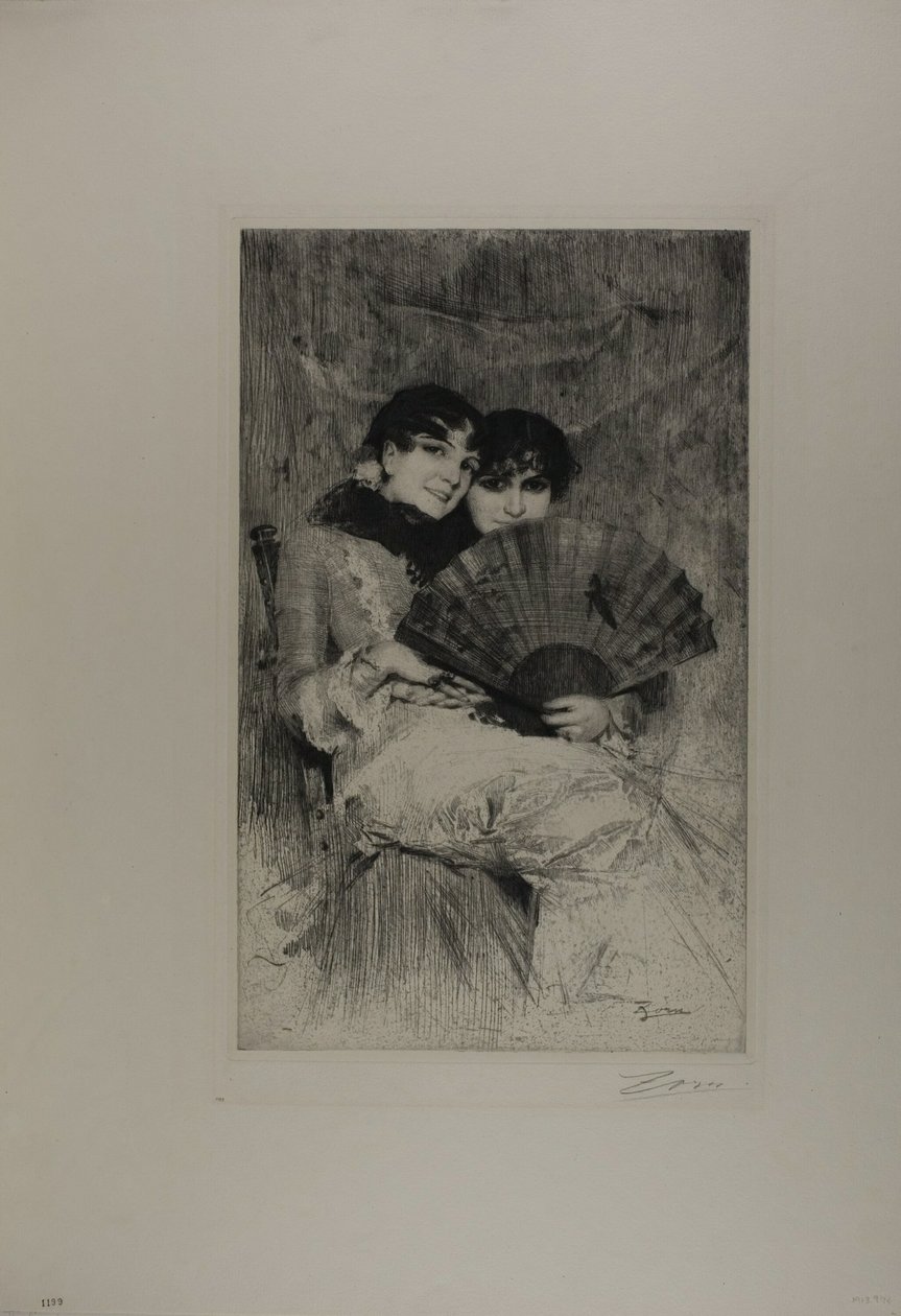 Kuzenler by Anders Leonard Zorn