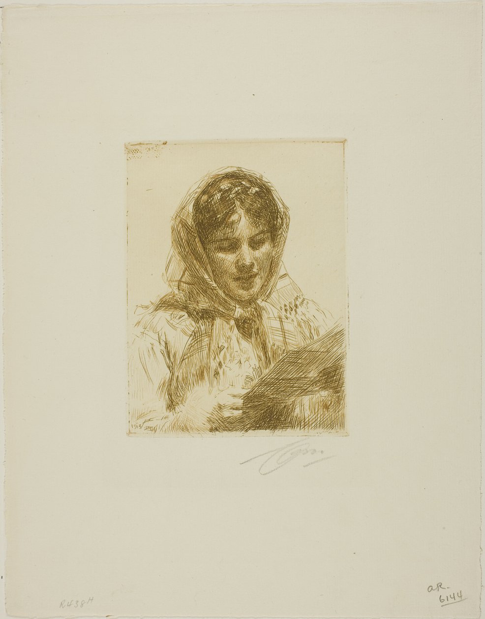 Mektup by Anders Leonard Zorn