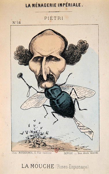 Pierre-Marie Pietri, c.1870-1 (renkli taş) by Andre (after) Gill