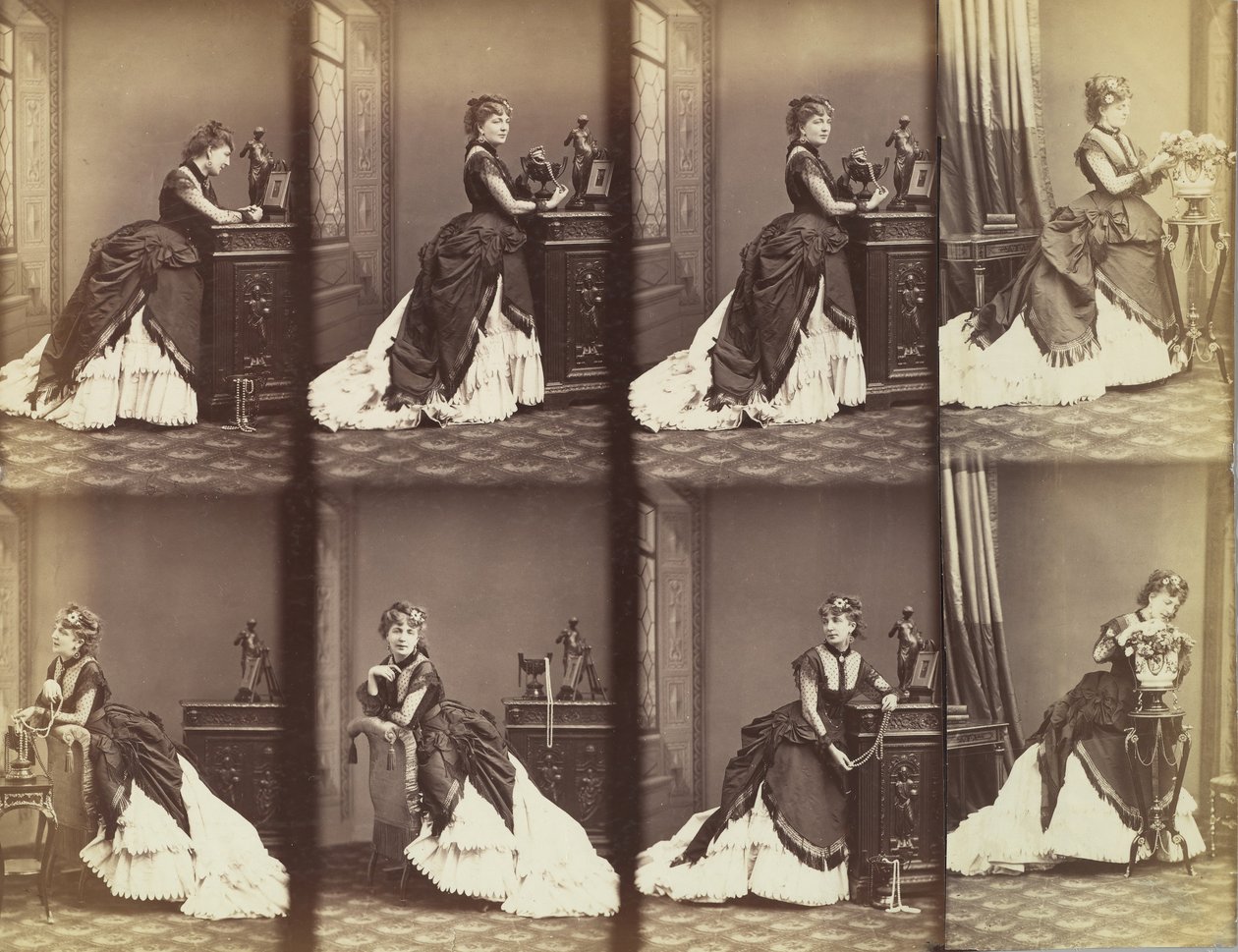 Rosalie Leon, 1866. by Andre Adolphe Eugene Disderi