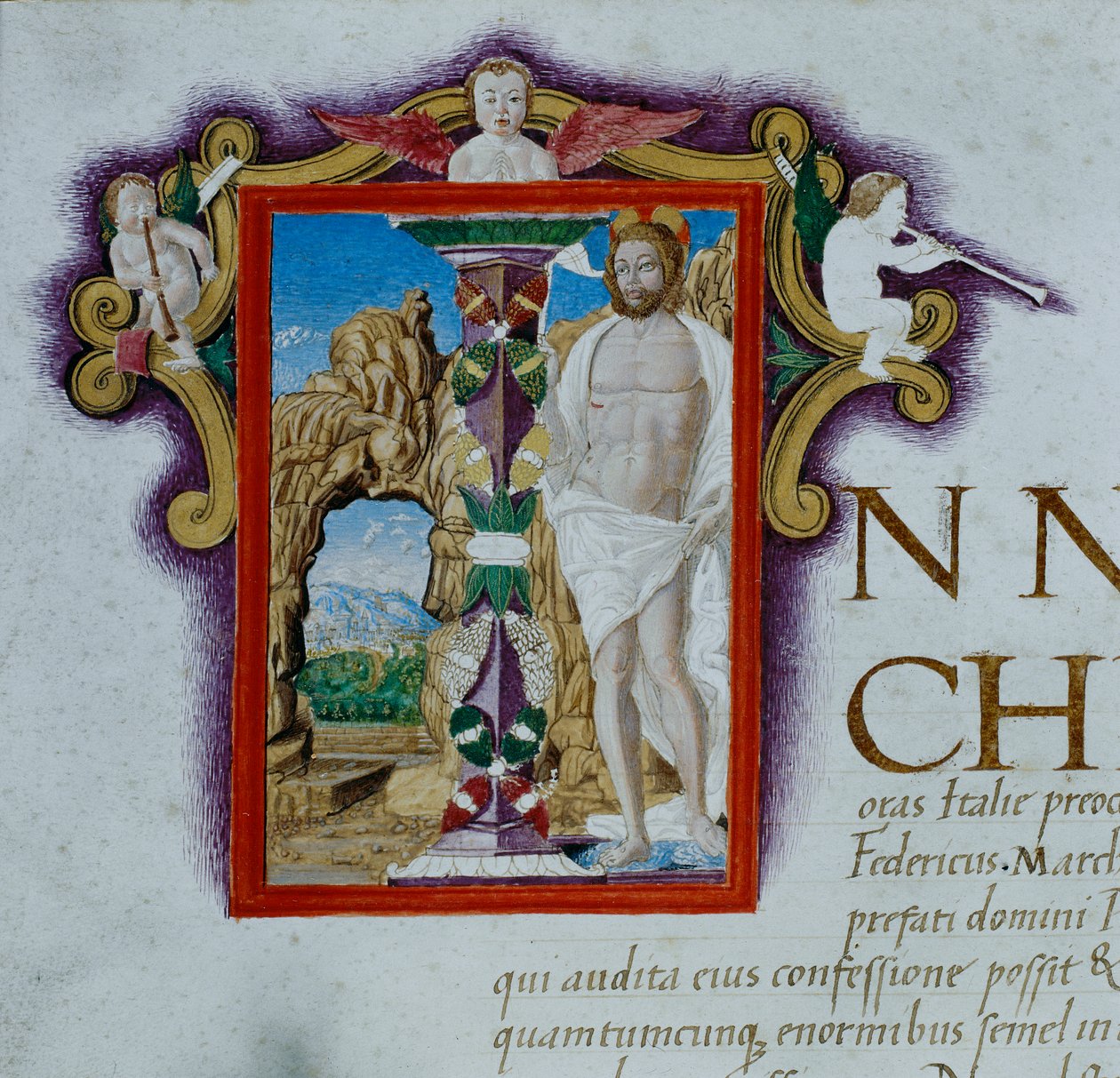 diriliş by Andrea (school of) Mantegna