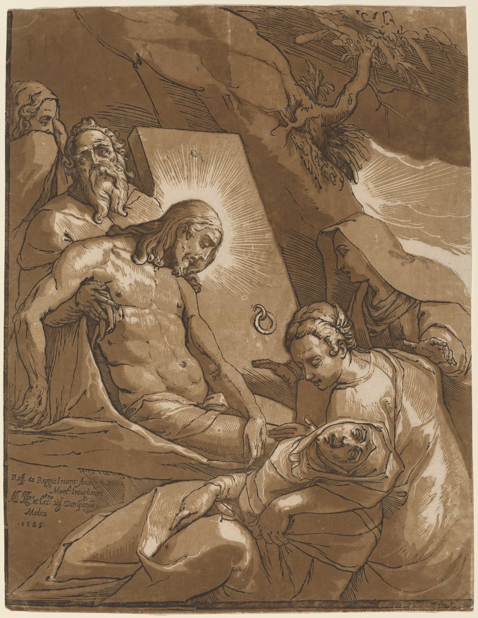 mezar by Andrea Andreani after Raffaello Motta