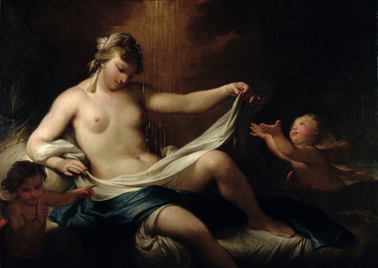 Danae ve Altın Duş, c.1750 by Andrea Casali