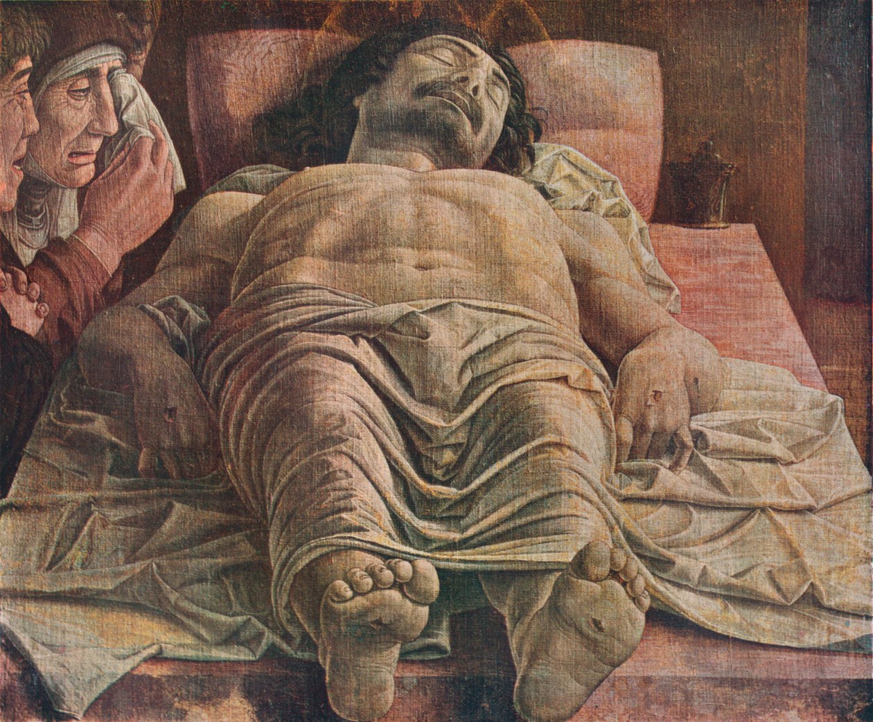 Ölü İsa Üzerine Ağıt, 1470-1474, 1930. by Andrea Mantegna