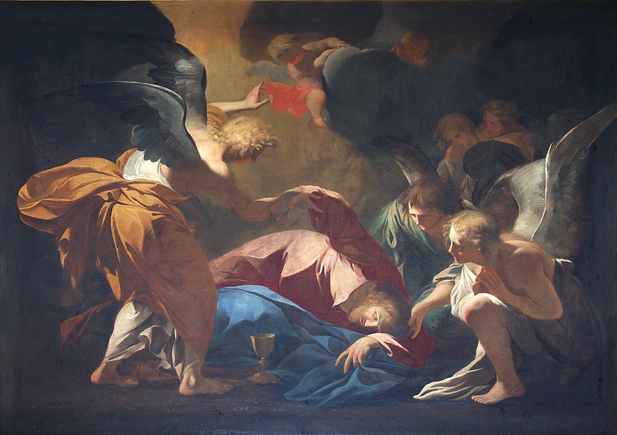 Getsemani Bahçesinde İsa by Andrea Pozzo