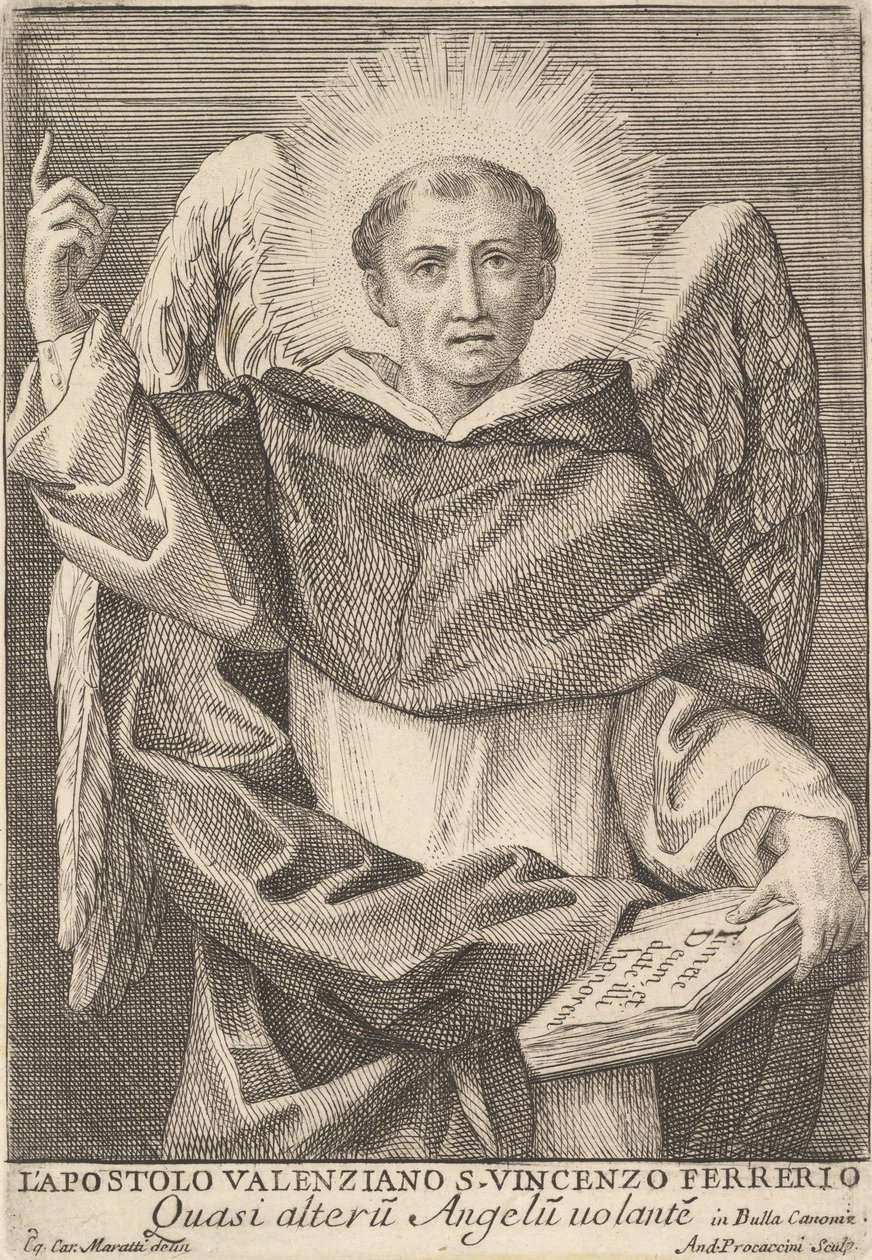 Vincent Ferrer. by Andrea Procaccini