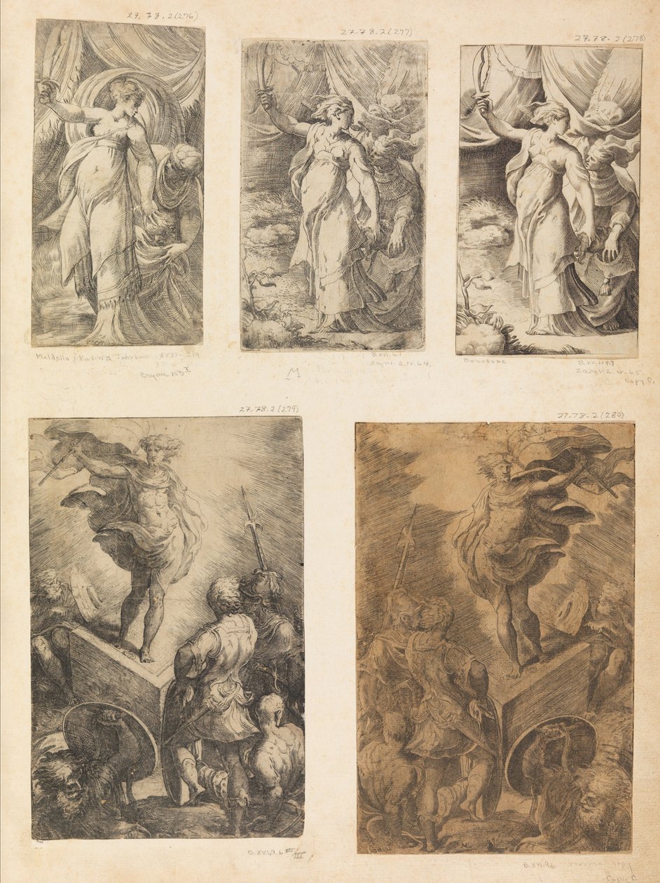 Judith, Diriliş, yak. 1540-43 . by Andrea Schiavone