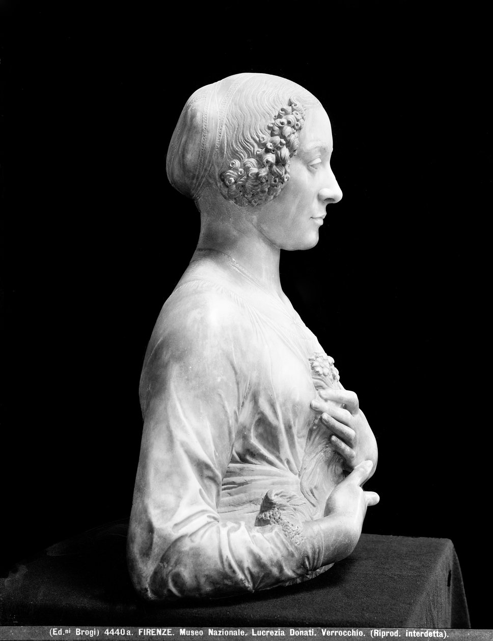 Buketli bayan (mermer) by Andrea del Verrocchio