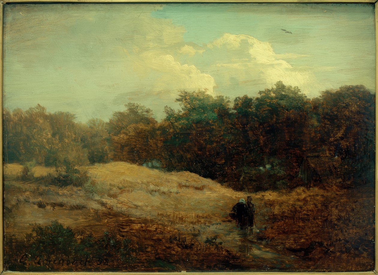 Ormanın kenarı by Andreas Achenbach