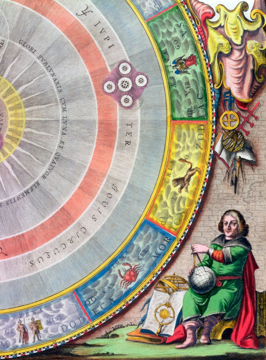 Nicolaus Copernicus, Polonyalı astronom, 1660-1661 by Andreas Cellarius