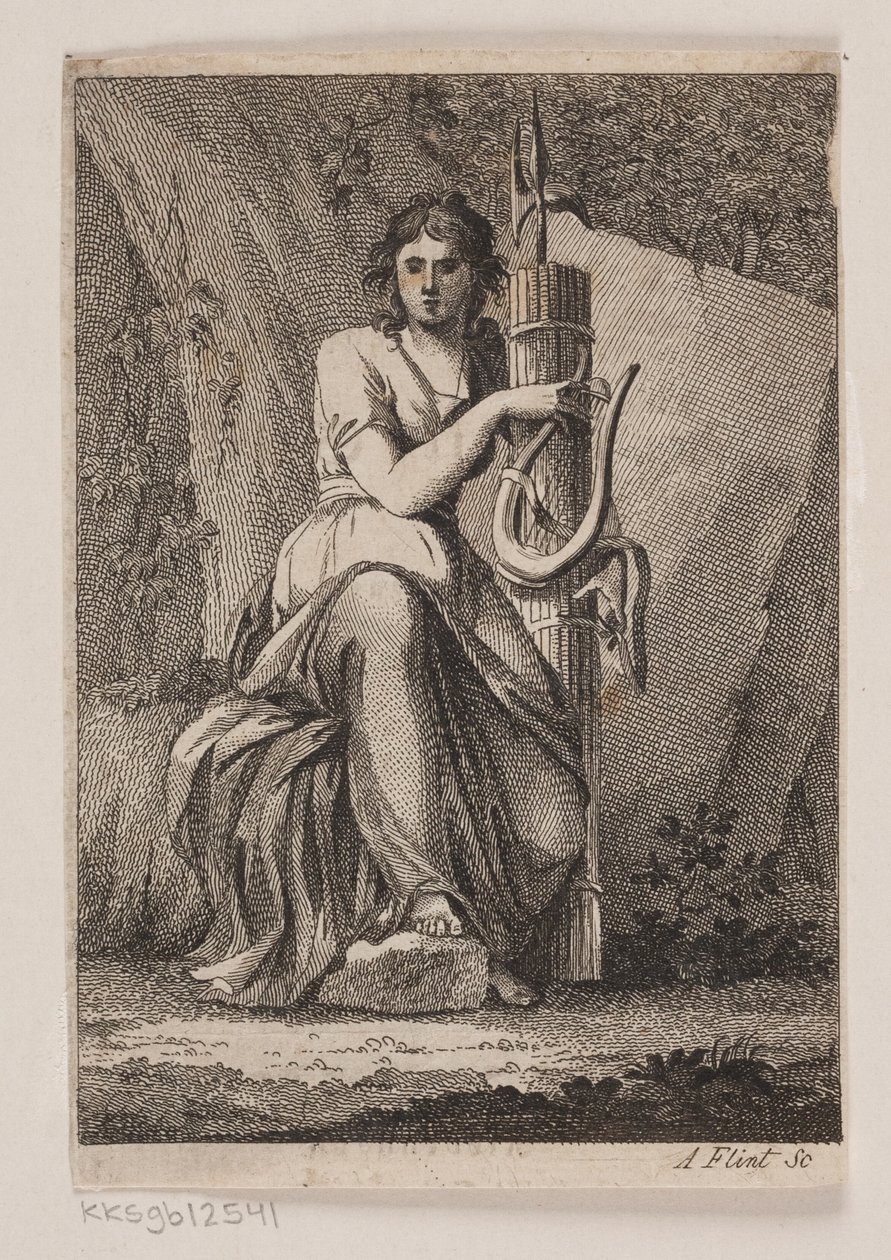Lir ve fasces olan bir kadın by Andreas Flint