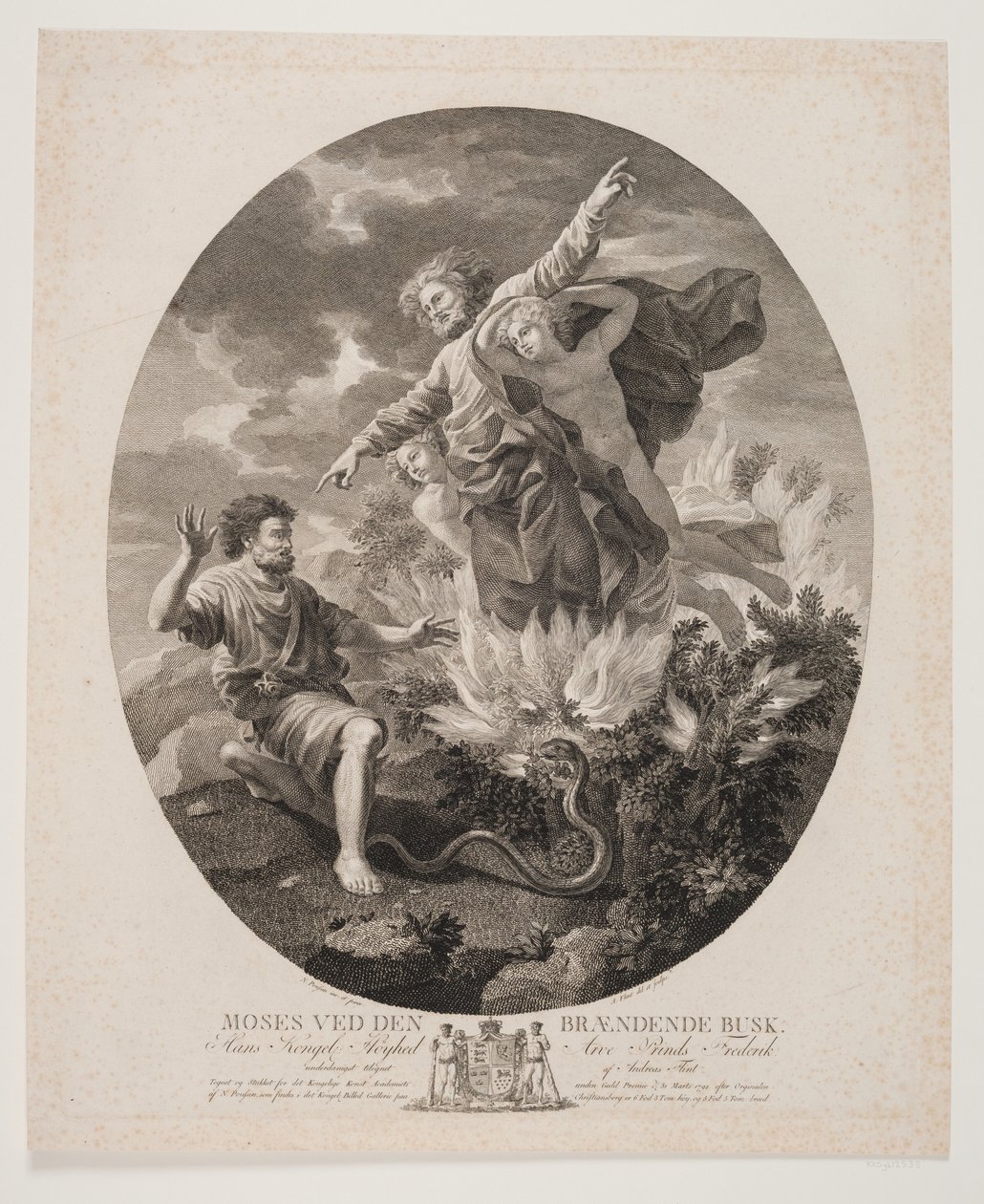 yanan çalı ile Musa by Andreas Flint