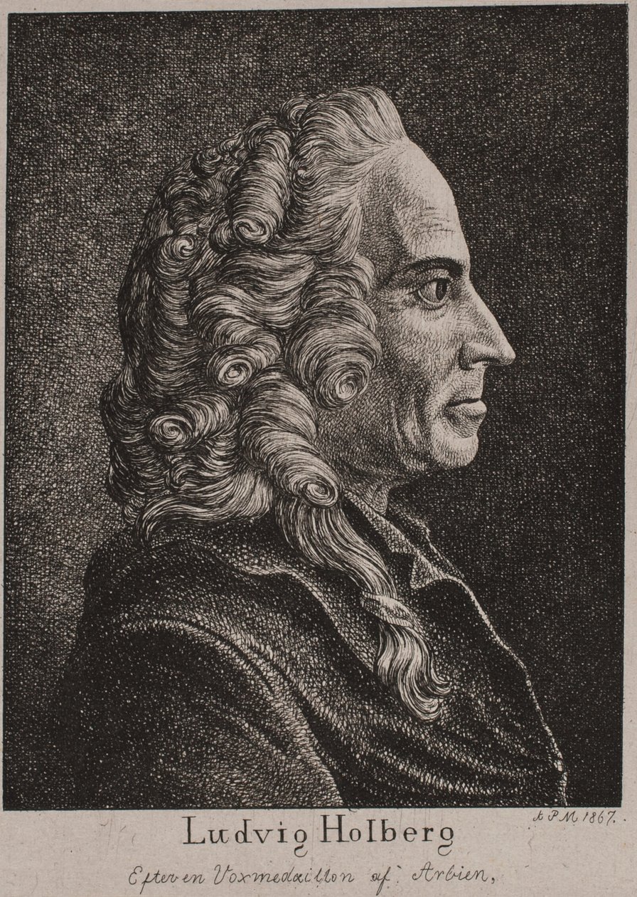 Ludvig Holberg by Andreas Peter Madsen