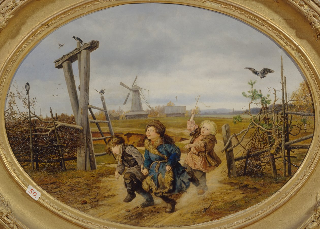 Troyka, 1860 by Andrei Andreyevich Popov