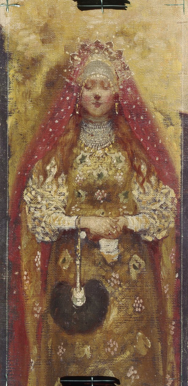 Boyars Karı Detayı, 1899 by Andrei Petrovich Ryabushkin