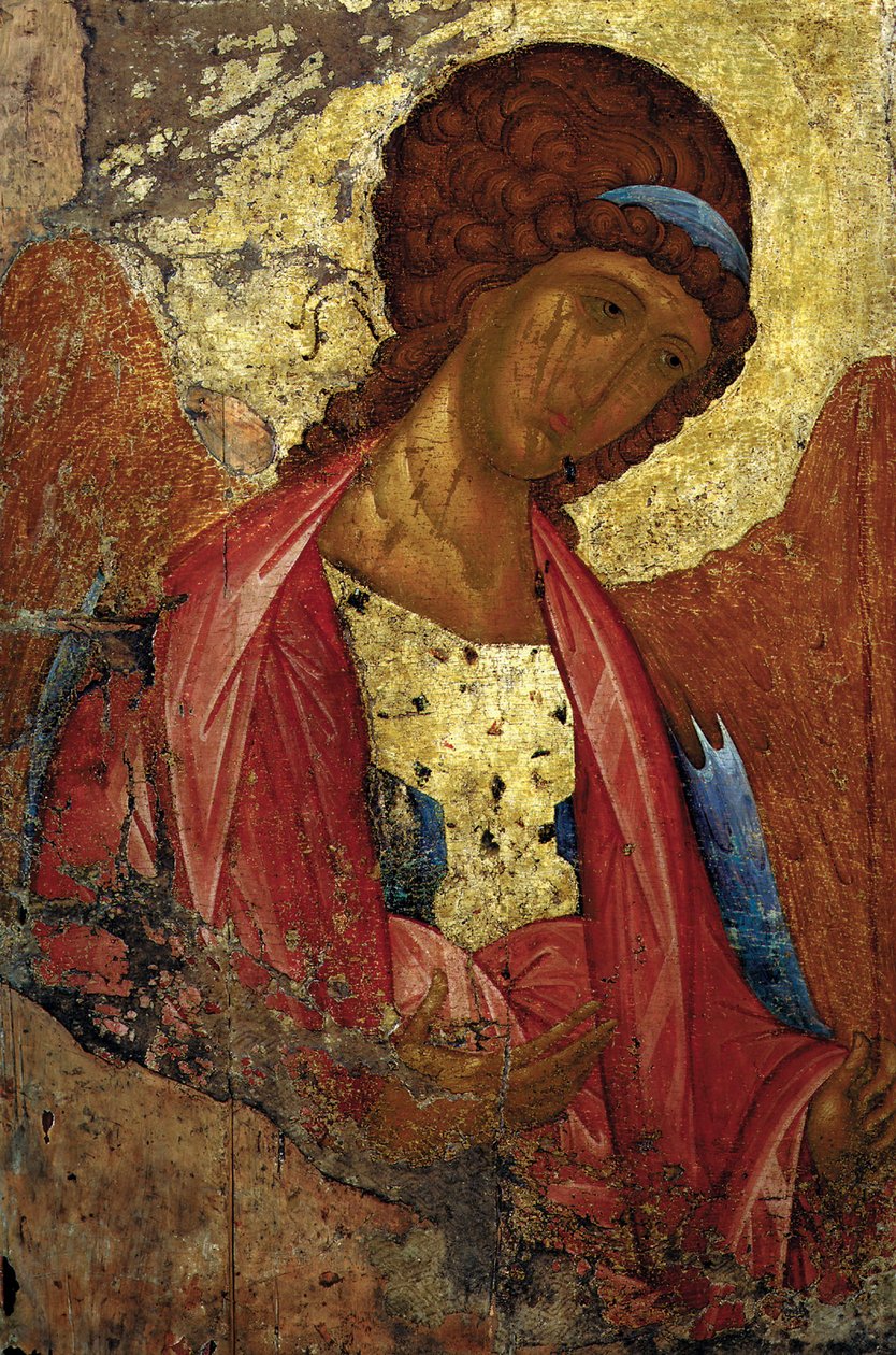 Başmelek Aziz Michael, c1410. by Andrei Rublev