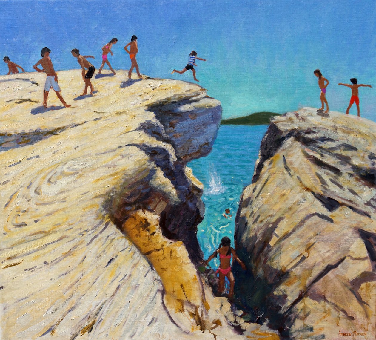 Kayalardan atlamak,Plates,Skiathos,2015, by Andrew Macara