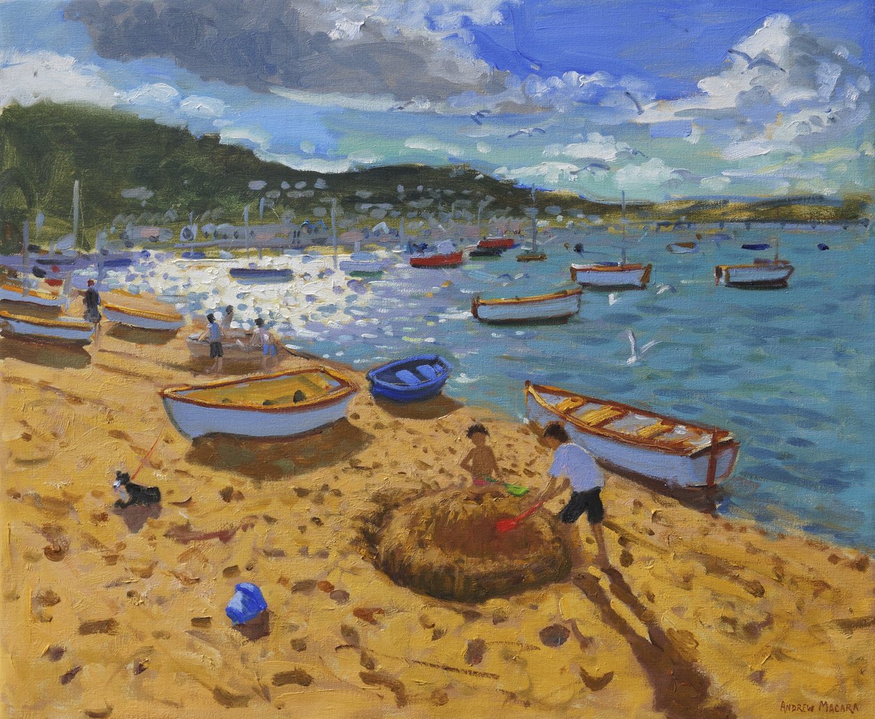 Büyük kumdan kale, Teignmouth, 2013, by Andrew Macara