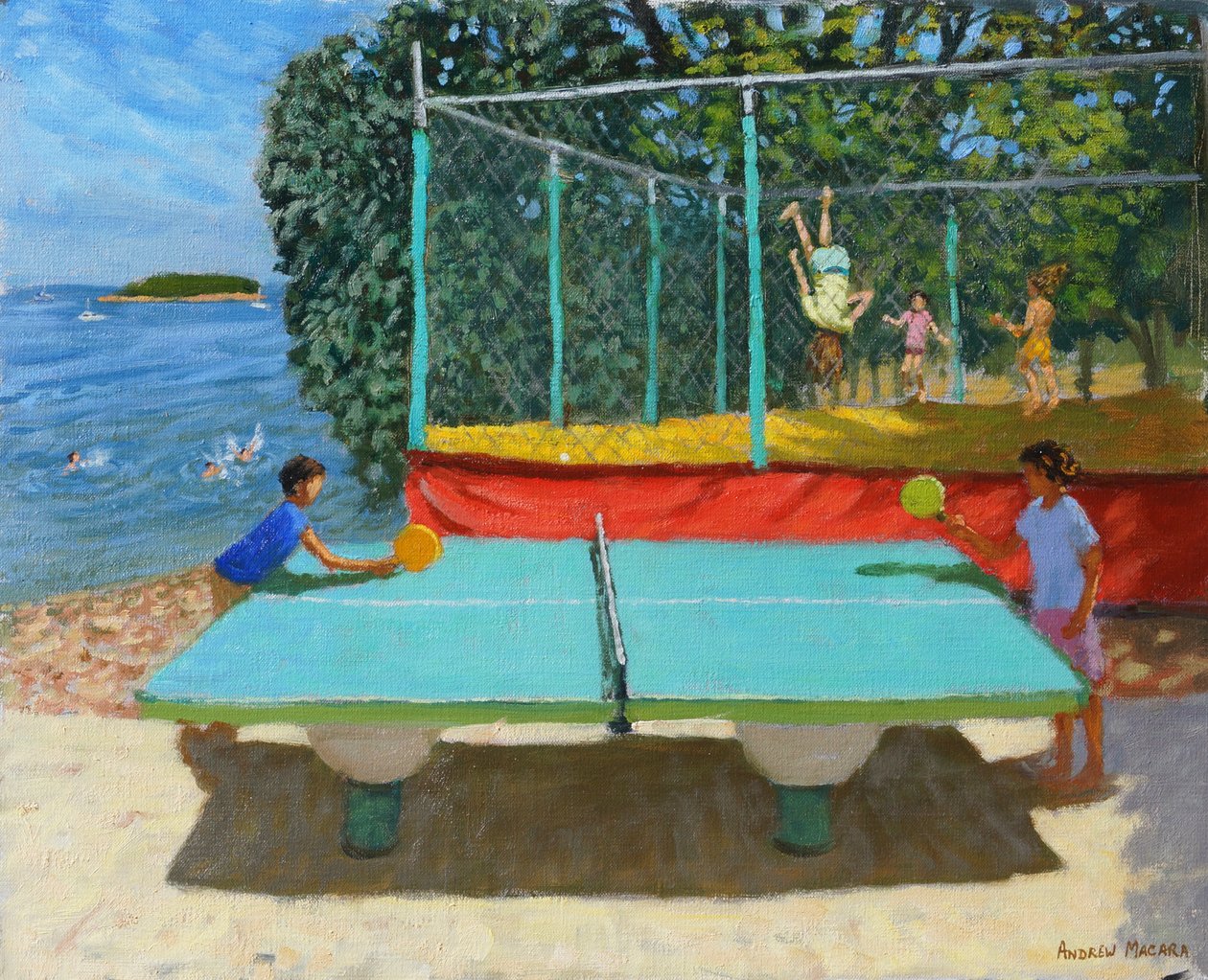 Masa Tenisi, Vrsar, Hırvatistan, 2022 by Andrew Macara