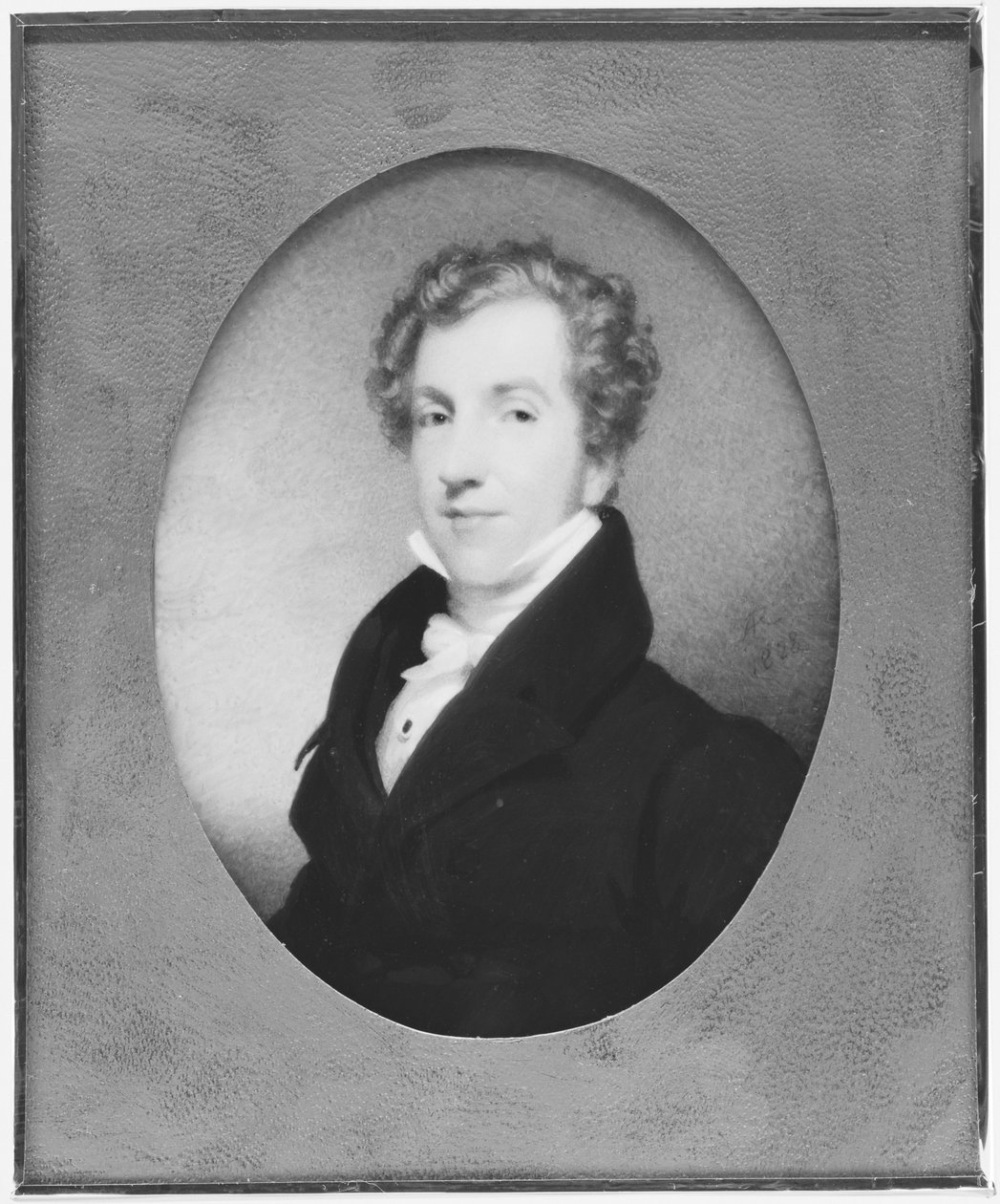 Bir Adamın Portresi, 1828. by Andrew Robertson