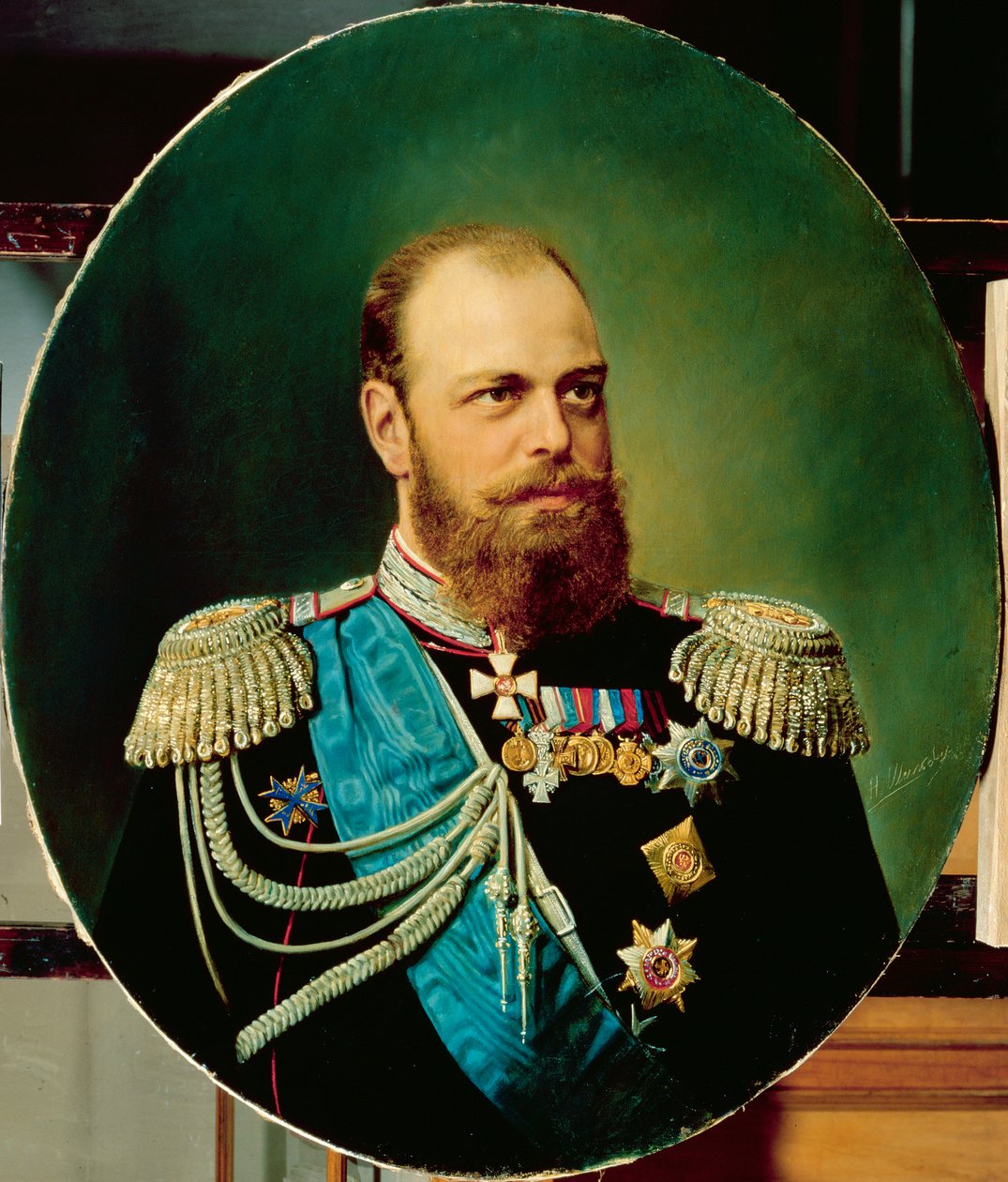 İmparator Alexander III (1845-94) by Andrey Nikolayevich Shilder