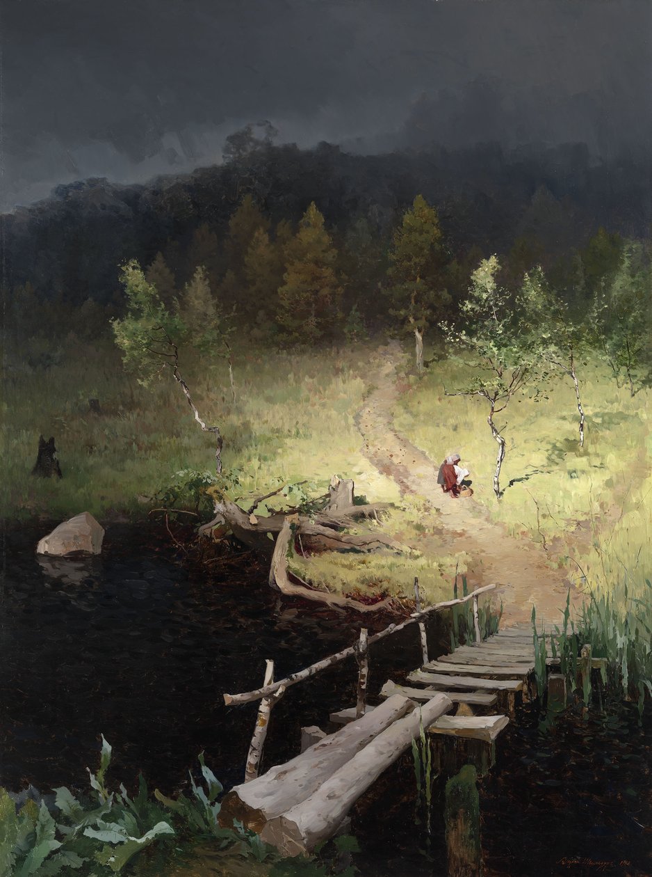 Fırtınadan Önce, 1918 by Andrey Nikolayevich Shilder