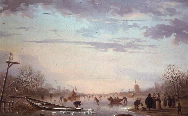 Kış Pateni Sahnesi by Andries Vermeulen