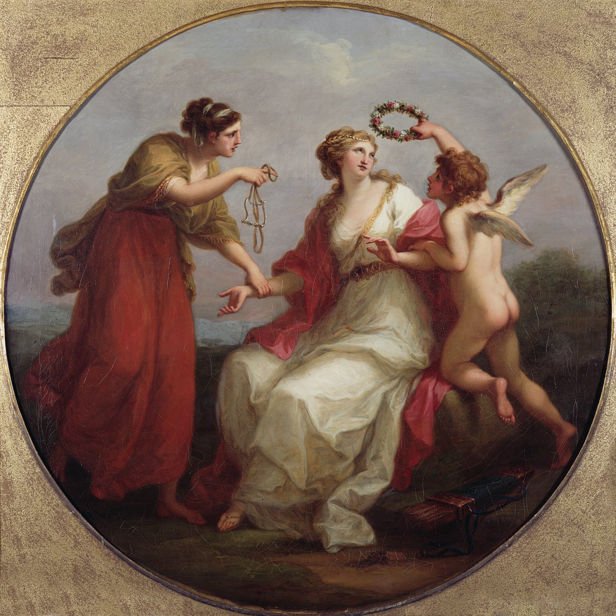 Aşka direnen sağduyu by Angelica Kauffmann