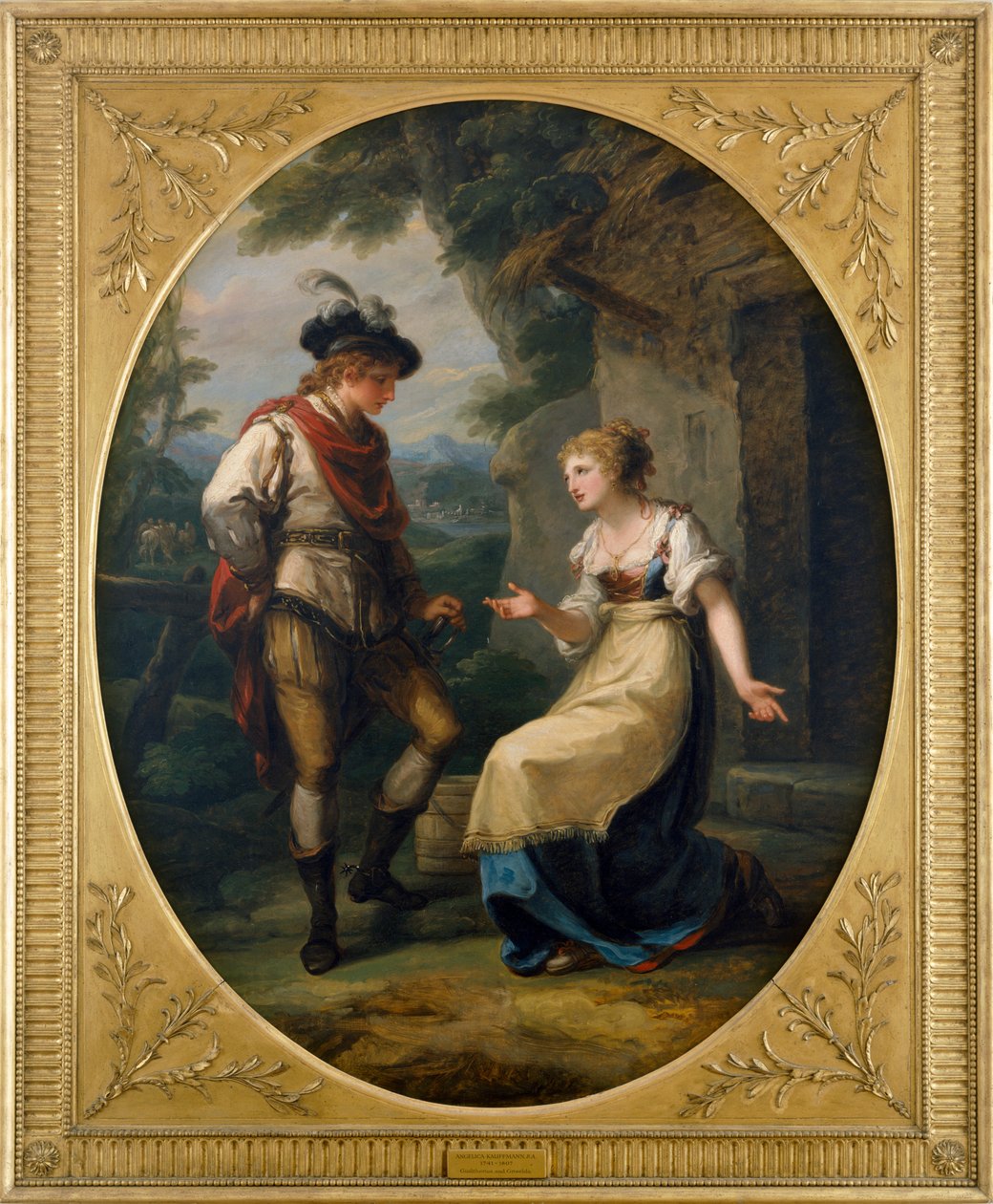 Gualtherius ve Griselda (tuval üzerine yağlıboya) by Angelica Kauffman