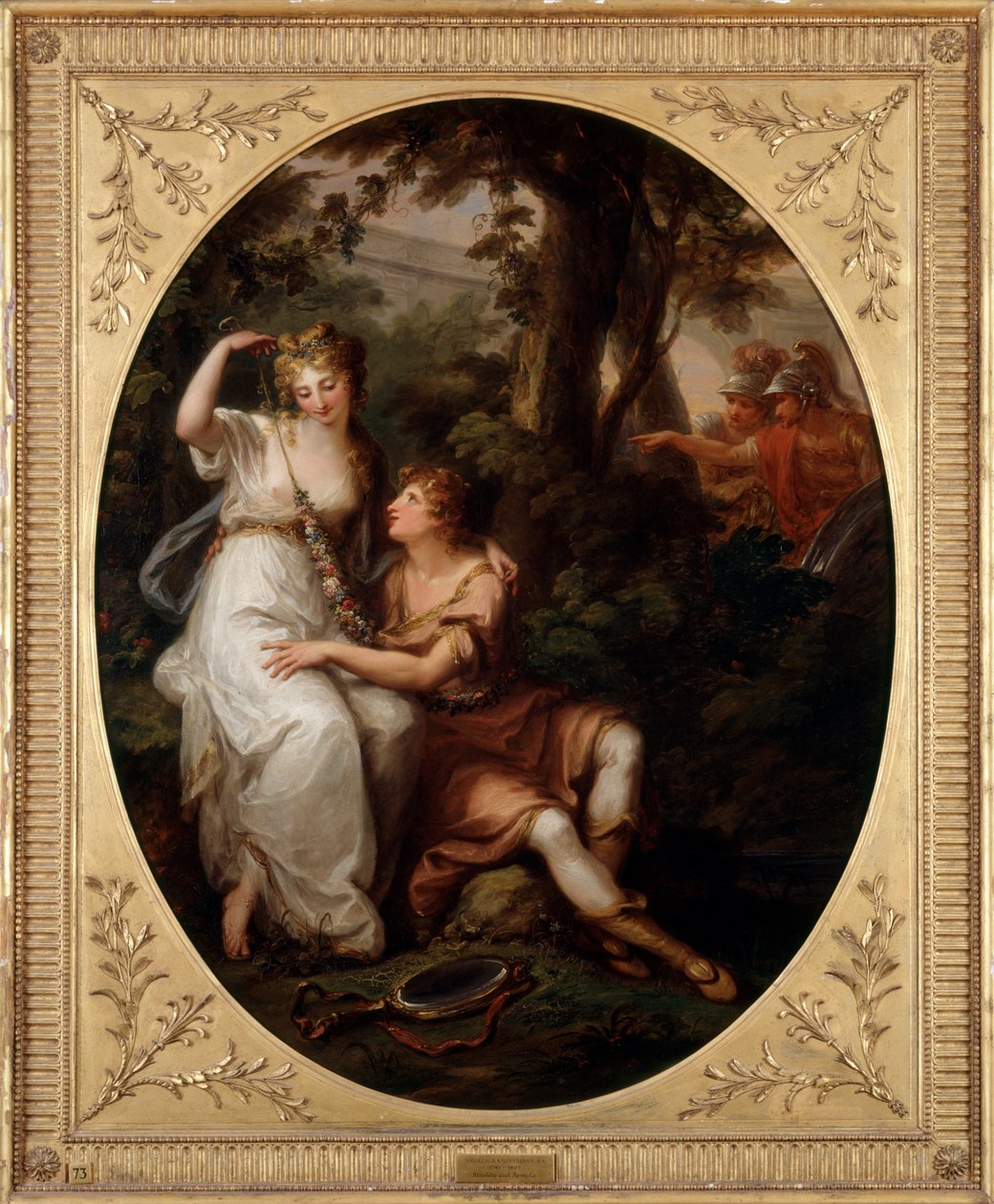 Rinaldo ve Armida (tuval üzerine yağlıboya) by Angelica Kauffman