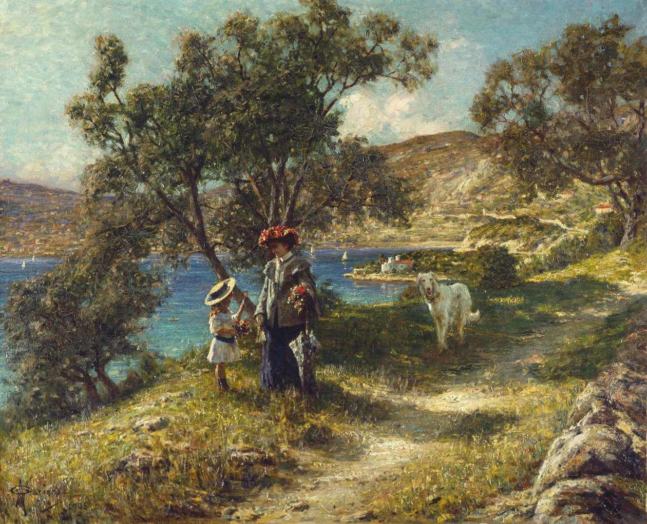Çiçek toplamak by Angelo Garino