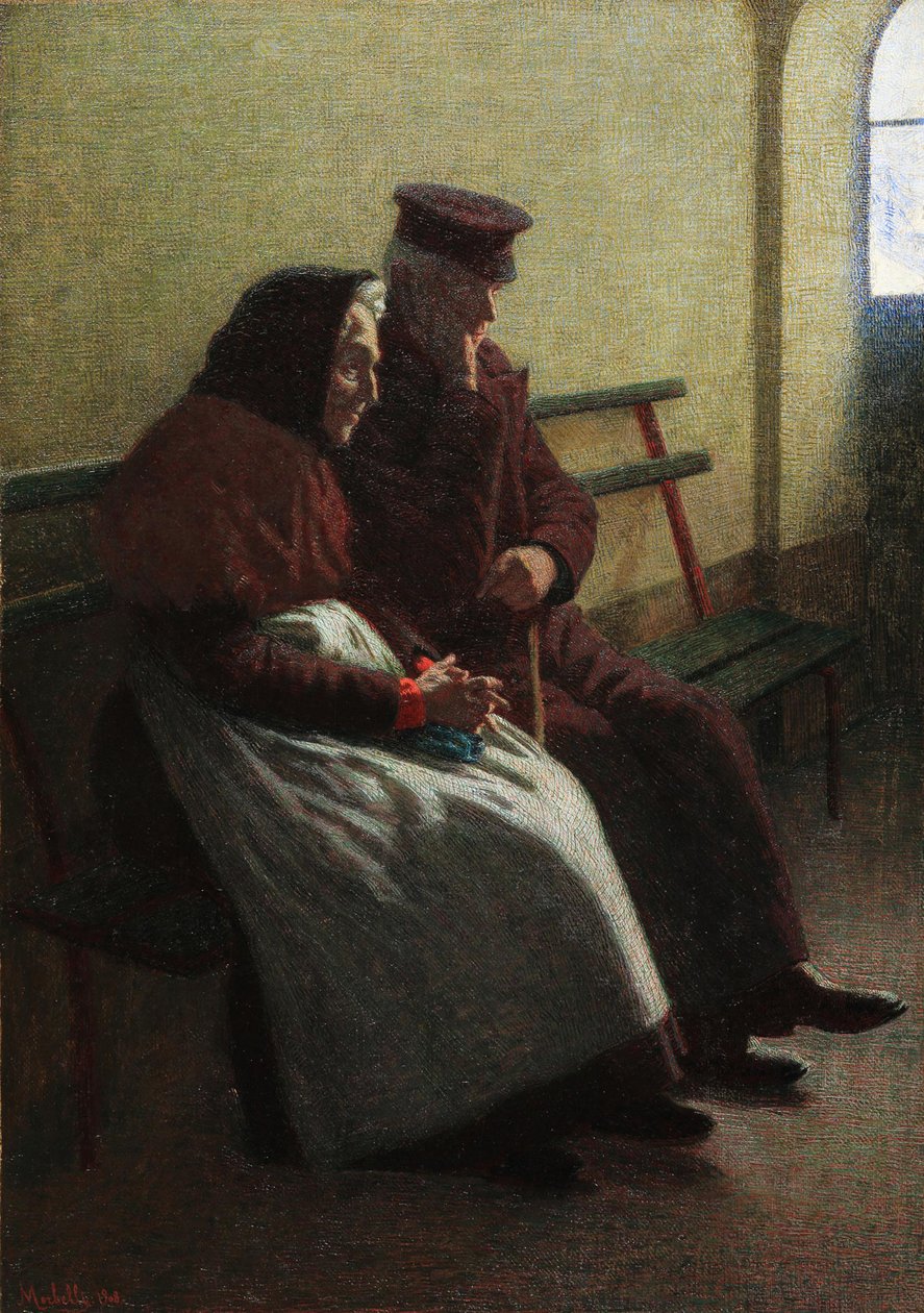 Uzak zamanlar, 1908. by Angelo Morbelli