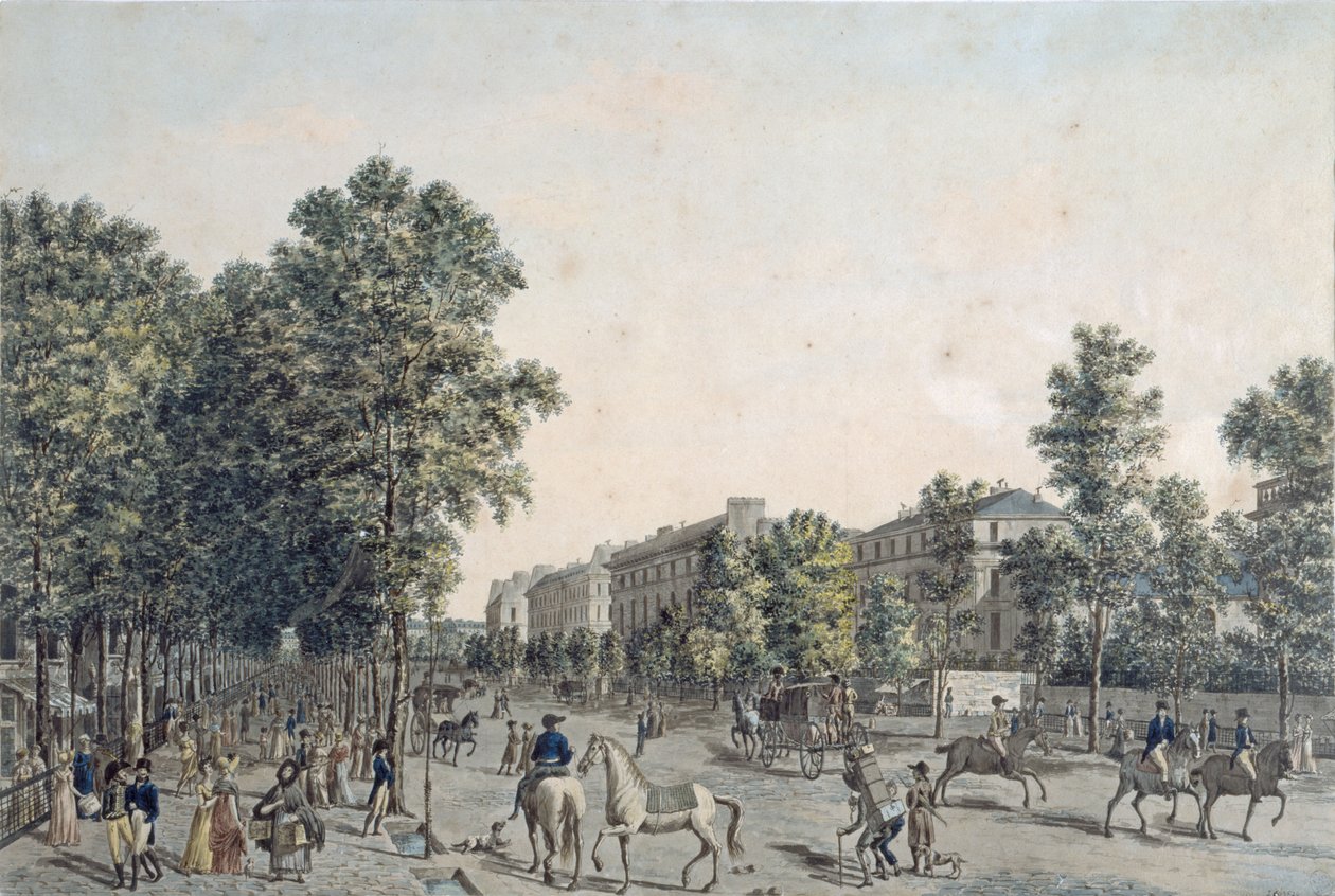 1804 ರಲ್ಲಿ ಗ್ರ್ಯಾಂಡ್ಸ್ ಬೌಲೆವಾರ್ಡ್ಸ್ by Angelo after Garbizza