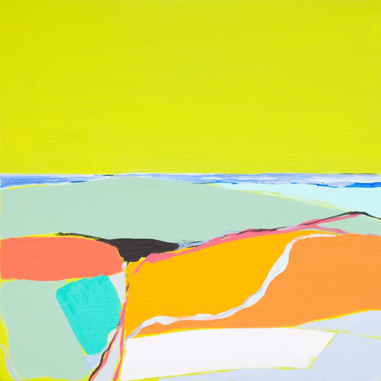 Denizin Üzerindeki Tepeler, 2014 by Angie Kenber