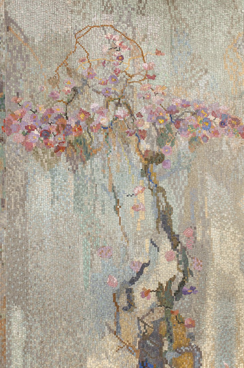 Çiçekler, 1914 (mozaik) by Angiolo DAndrea
