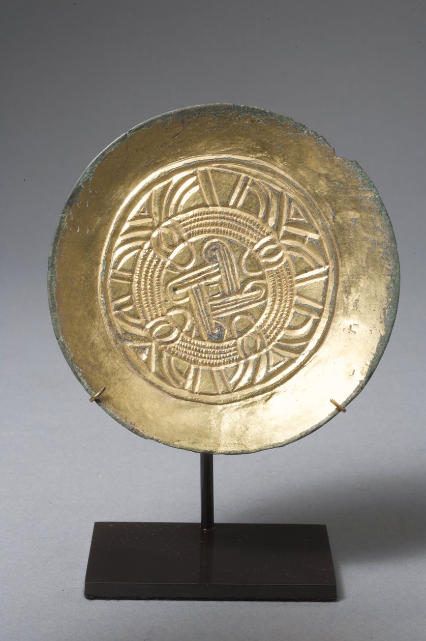 Tabak broş (altın bronz) by Anglo Saxon