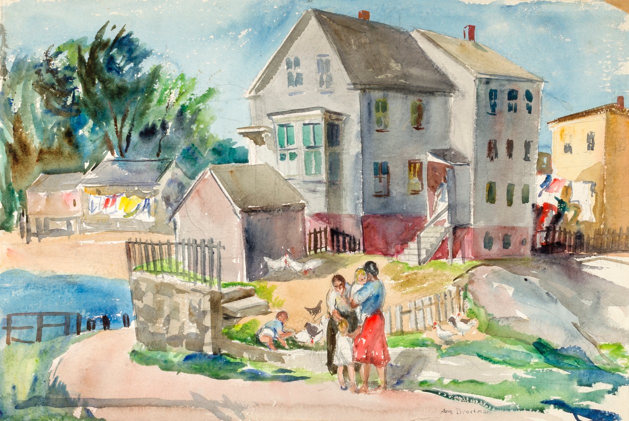 Manzara, yaklaşık. 1943. by Ann Brockman