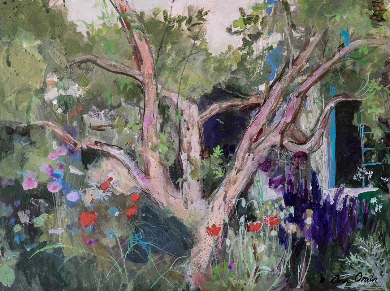 Akdeniz Bahçesi, 2019 (Akrilik) by Ann Oram