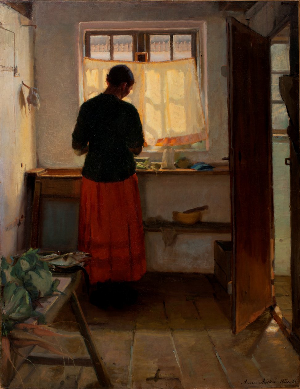 mutfakta hizmetçi by Anna Ancher