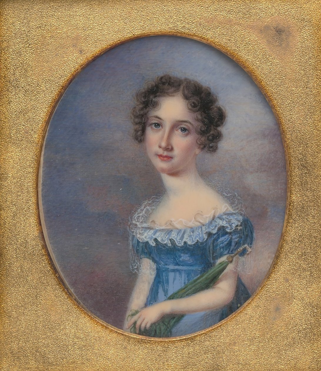 Sarah Ann Beck, yaklaşık 1818. by Anna Claypoole Peale