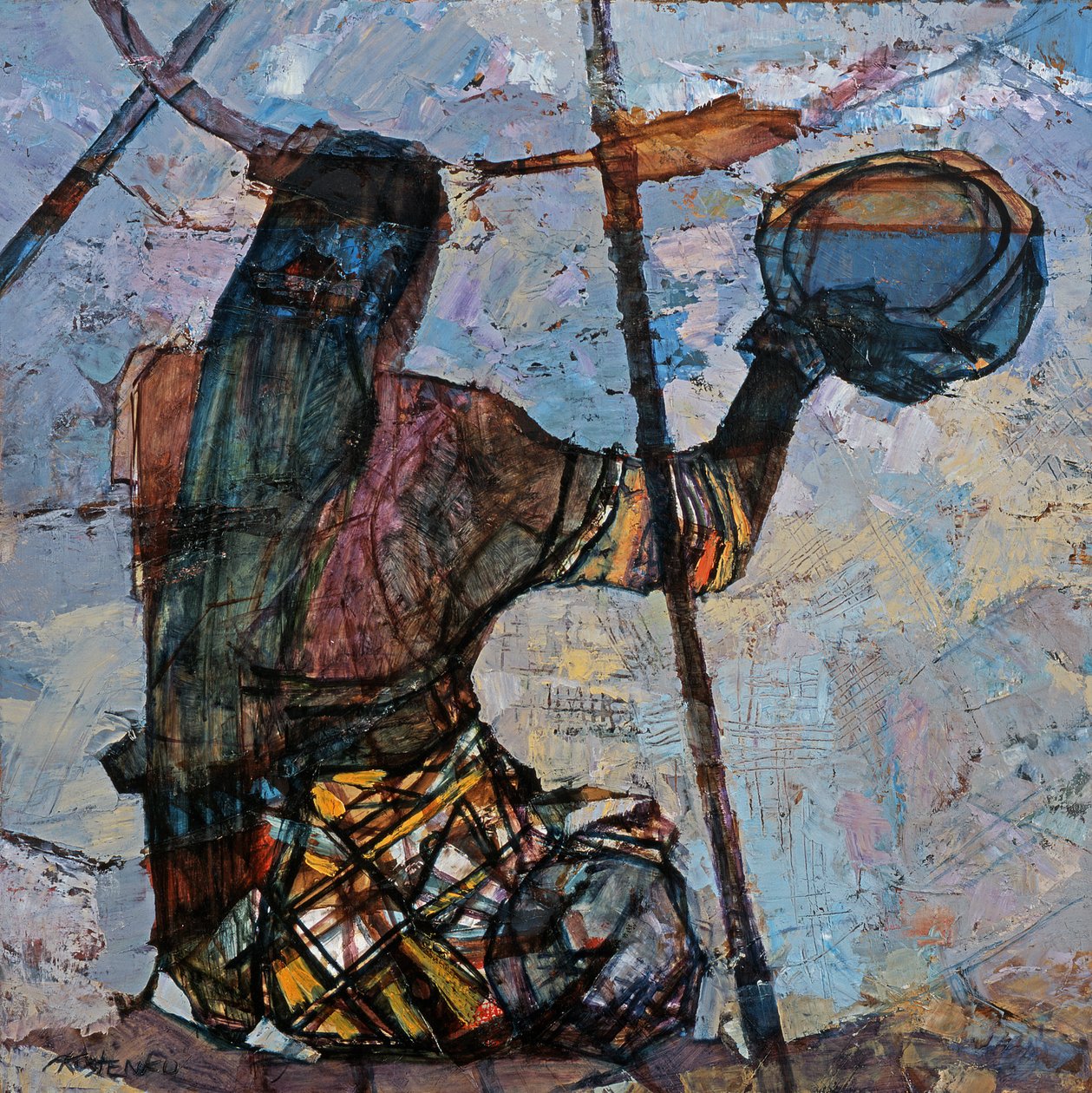 Balıkçı Kadın by Anna Contemporary Artist Kostenko