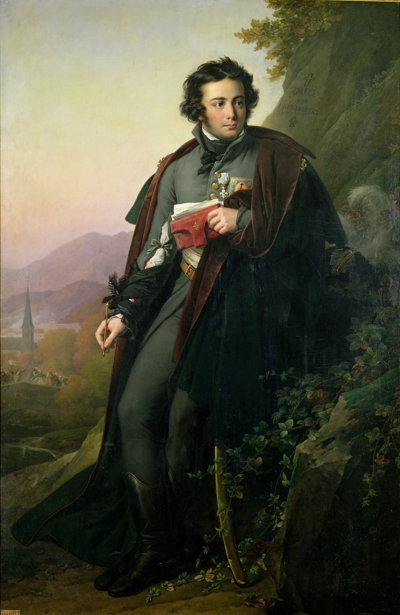 Charles-Artus de Bonchamps (1760-93) 1824 by Anne Louis Girodet de Roucy Trioson