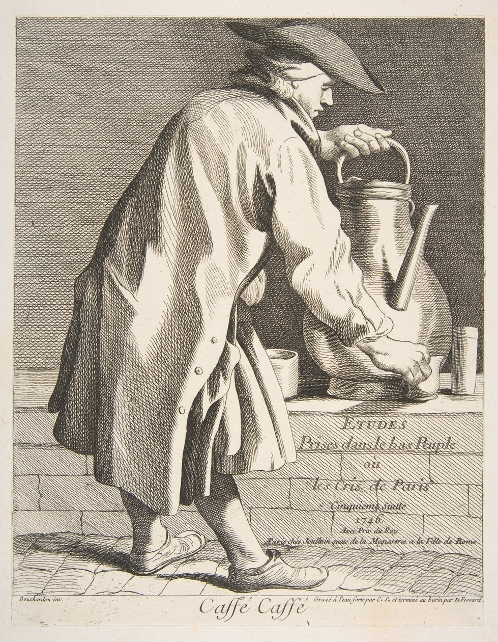 Kahve Satıcısı, 1746. by Anne Claude Philippe de Caylus