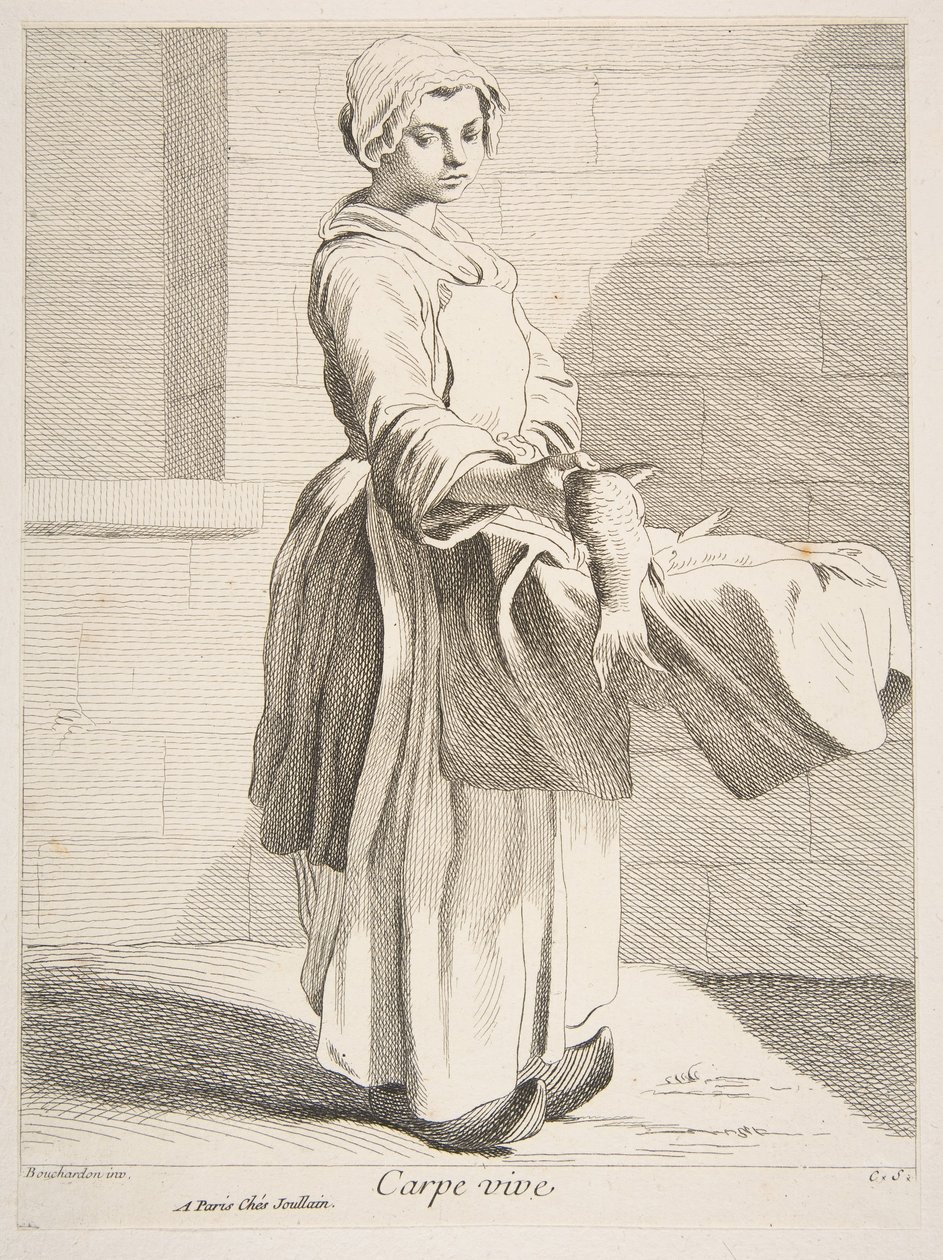 Balık Satıcısı, 1738. by Anne Claude Philippe de Caylus