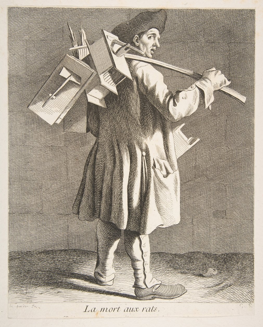 Fare Avcısı, 1746. by Anne Claude Philippe de Caylus