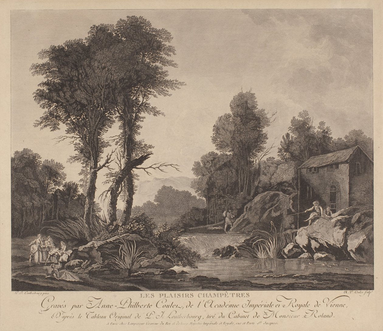 Ülke Zevkleri (gravür) by Anne Philiberte Coulet
