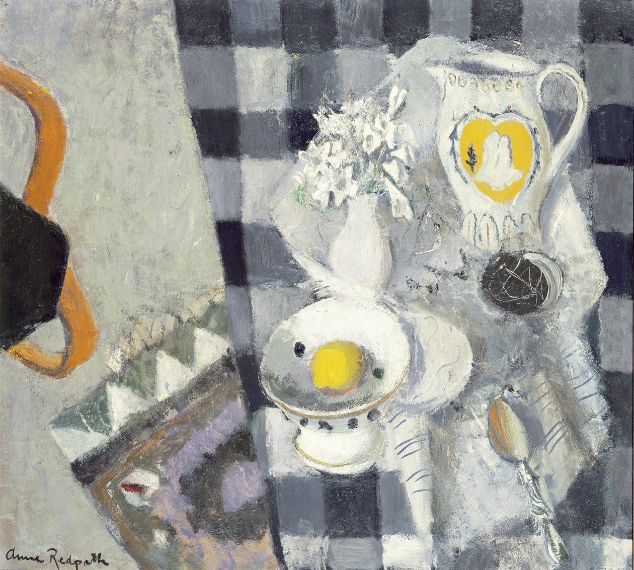 Siyah Beyaz Çekler by Anne Redpath