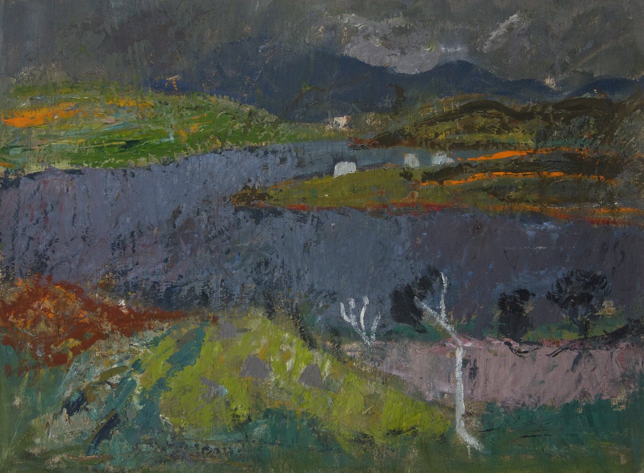 Skye'da Manzara (gemide petrol) by Anne Redpath