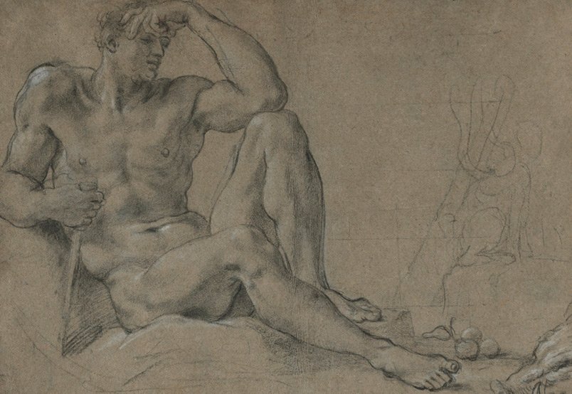 Herkül dinlenme by Annibale Carracci