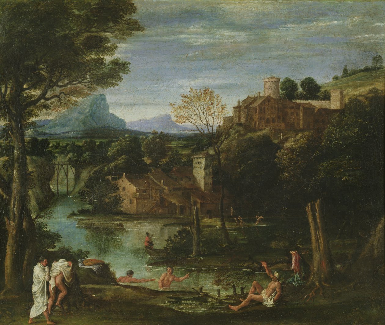 Manzara, c.1602 by Annibale Carracci